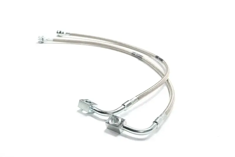 Fabtech Fts94062 Extended Front Brake Line Kit – Braided Stainless Steel Upgrade 1