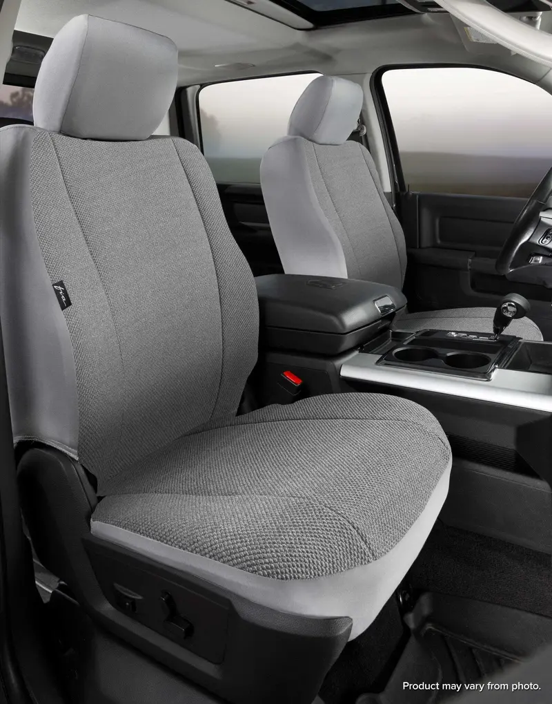 Fia Trs40 Series Solid Gray Saddle Blanket Seat Cover For Jeep Wrangler 1