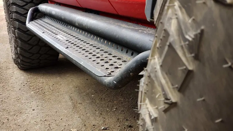 Go Rhino D14177T Full-Length Drop-Down Step For 2017–2024 Ford F-250/F-350 1