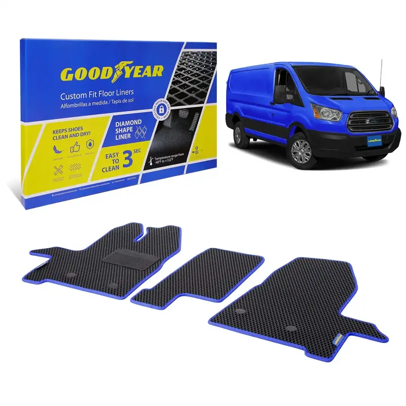Goodyear Diamondtread Custom Floor Liners – All-Weather Interior Protection With 3D Texture 1
