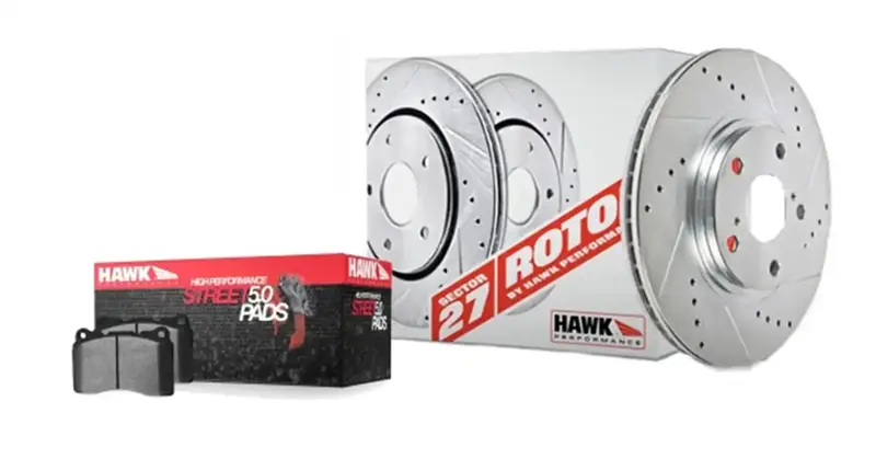 Hawk Performance Sector 27 Rear Brake Kit – Hps 5.0 Pads Included 1