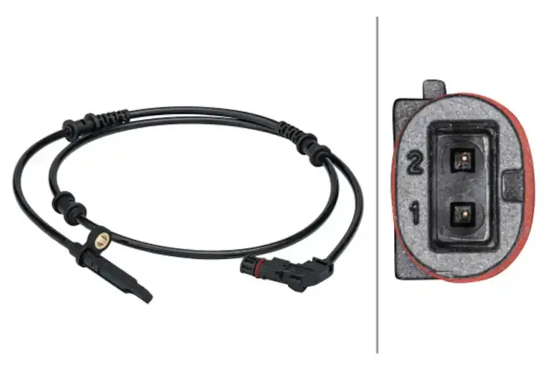Hella Wheel Speed Sensor – Front Axle, 2-Pin Connector, 1010Mm Cable Length 1