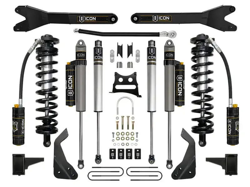 Icon Vehicle Dynamics Stage 5 Coilover Conversion System With Radius Arm – Fits 2008–2010 Ford F-250/F-350 1