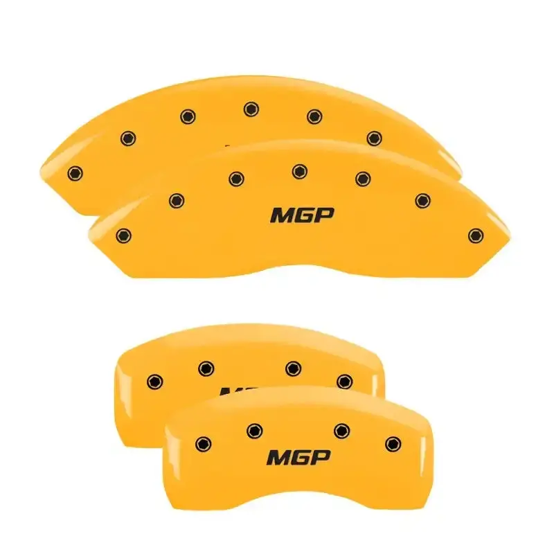 Mgp Engraved 4-Piston Caliper Covers – I-Vtec Yellow Finish With Black Contrast 1