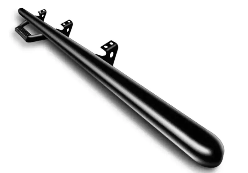 N-Fab F1755Rc-Tx Black Nerf Step – Cab-Length Side Step For 2017–2023 Ford F-250/F-350 1