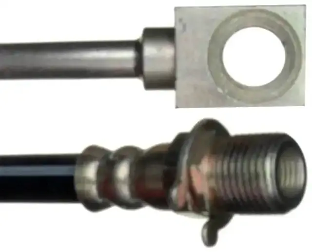 Premium Braided Stainless Steel Hydraulic Brake Hose Assembly – Dot Compliant, Universal Fit 1