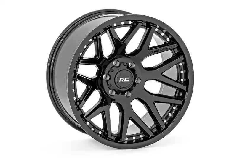 Rough Country 95221017 One-Piece 22X10 Alloy Wheel – 6X135 Bolt Pattern 1