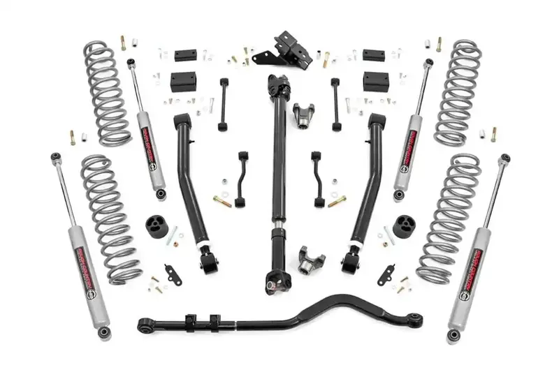 Rough Country Stage 2 Lift Kit With Premium Shocks – Compatible With Select Trucks And Suvs 1